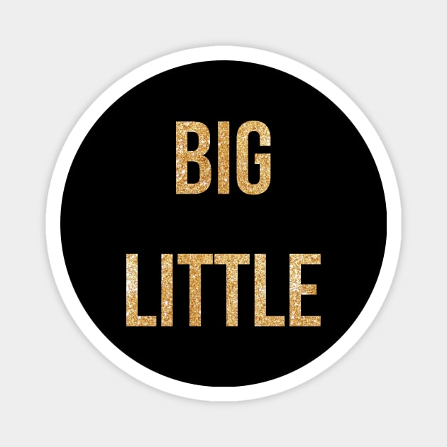 Big Little Gold Magnet by lolosenese